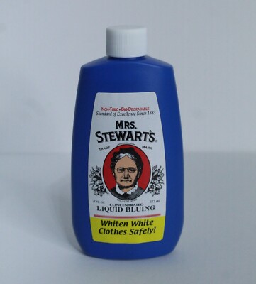 Mrs. Stewart's Concentrated Liquid Bluing , 8 fl. oz. New Unopened Item