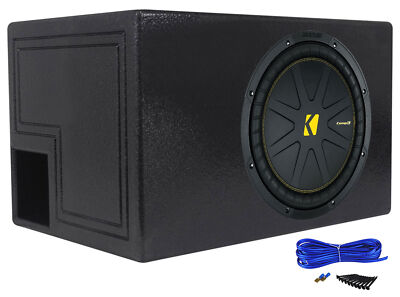 Kicker 50CWCS124 CompC 12'' SVC 4 ohm Subwoofer+Vented Sub Box Enclosure CWCS124