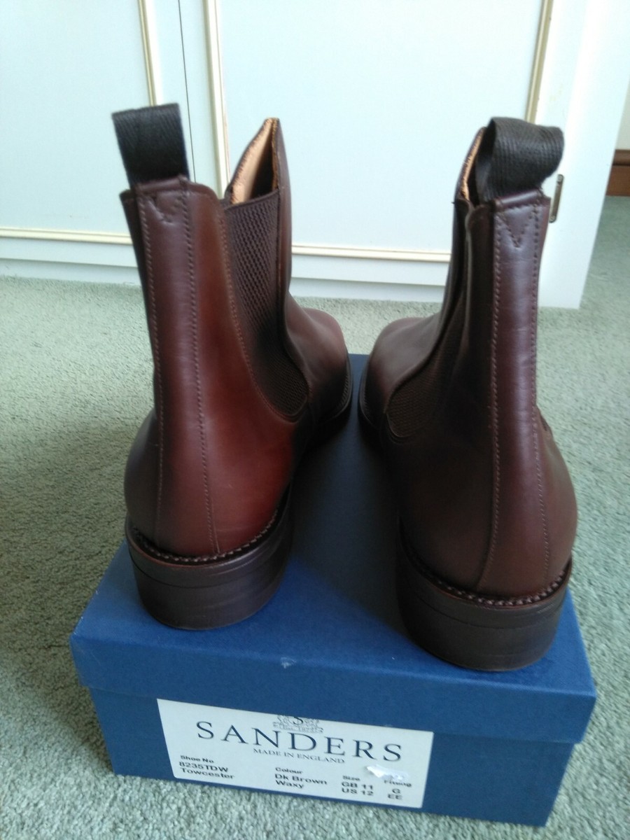 Sanders Towcester Boots Brown Waxy Size 11. G Fitting | eBay UK display picture 2