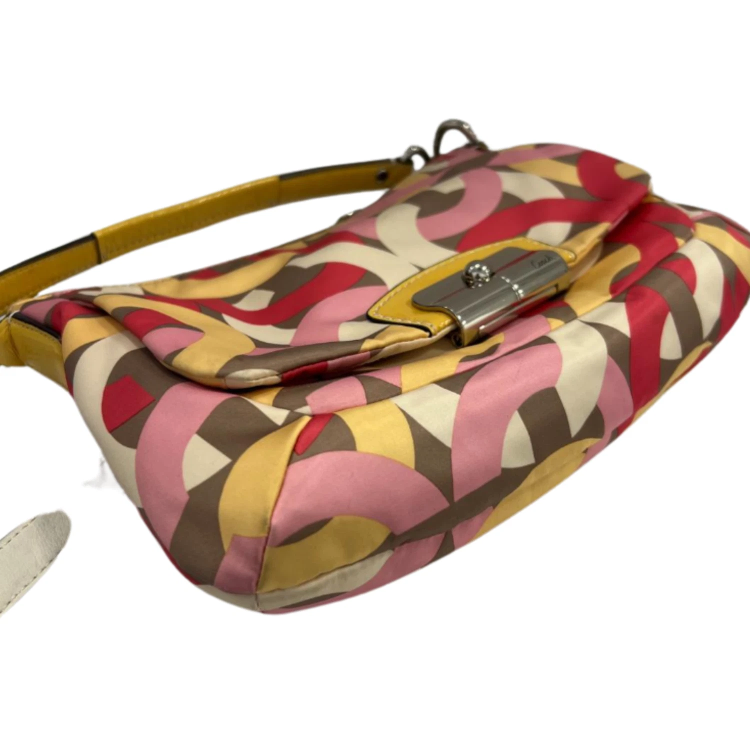 Coach Borsa a Tracolla 2 Vie Op Art Multicolore Cotone F22743