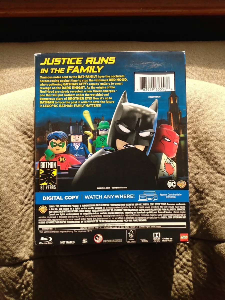 Kid Blu-ray DVD Lot - The LEGO Movie 2 (New) LEGO DC Batman: Family Matters  (New