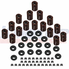 Valve Springs Kit With Steel Retainers Locks Fit For Chevrolet SBC 327 350 400