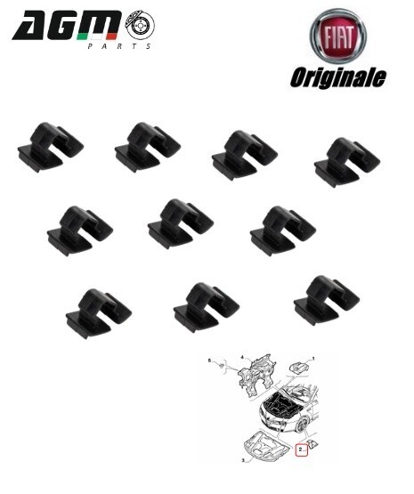 Levier D'ouverture De Capot Avant Pour Fiorino/Doblo - Référence 735769529 - Neuf