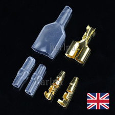 10/20/50set 4.0 bullet terminal car electrical wire connector Transparent sheath