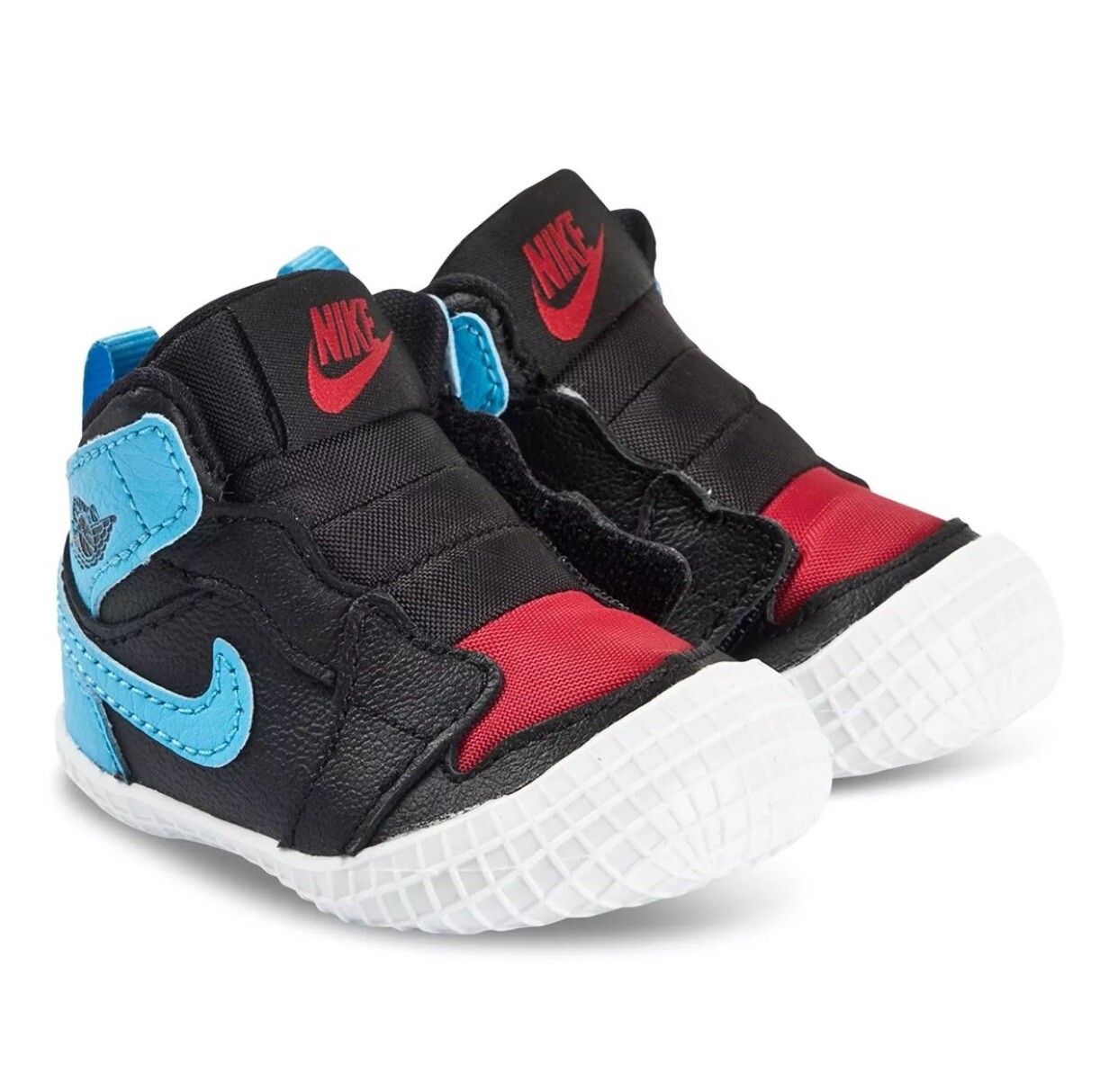 PONY Nike Jordan 1 culla stivaletti scarpe bambino NC TO CHI UK 2 5 EU18 5 US 3C (6 9 mesi)