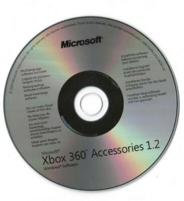 Microsoft Xbox 360 - Microsoft Xbox 360 Accessories 1.2 Windows Software nur CD