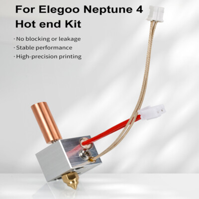 For ELEGOO Neptune 4 Hot End Extruder Head Kits 3D Printer Parts 1.75mm