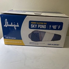 SLUMBERJACK 40F SKY POND MUMMY SLEEPING BAG *DISTRESSED PKG
