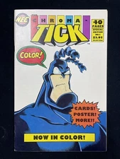 CHROMA TICK #1 VF- THE ARTHUR BEN EDLUND 1st PRINT INSERT POSTER CARD 1992