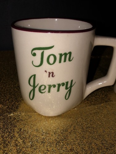Rare Vintage Winfield Style Christmas Tom & Jerry Cup Mug - Picture 2 of 11