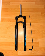 RockShox 29in Suspension Fork 100mm Travel Tapered Steerer Lockout Black/Blue