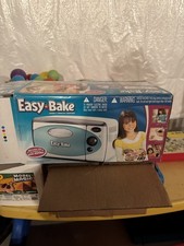 New Easy Bake Oven  Snack Center Vintage 2007 - Ages 8 Blue White Hasbro
