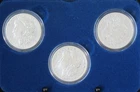 LOT OF 3 90% SILVER MORGAN DOLLARS NEW ORLEANS MINT MARK 1881 1890 1901 O BOX NR