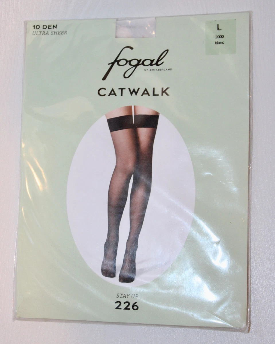 Collant Fogal Granada 125 - Gris - Taille M - Brillant - Polyamide - Neuf Vintage Sans étiquette