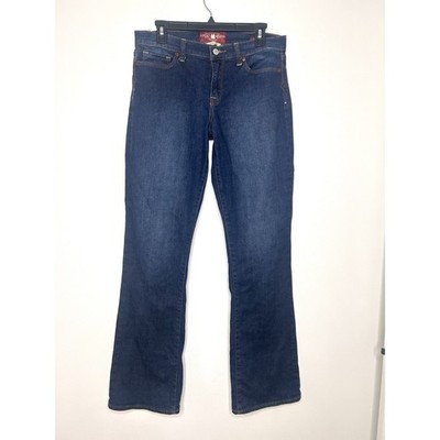 LUCKY BRAND Sofia Bootcut Jeans Sz 12/31 L Dark Wash Cowgirl