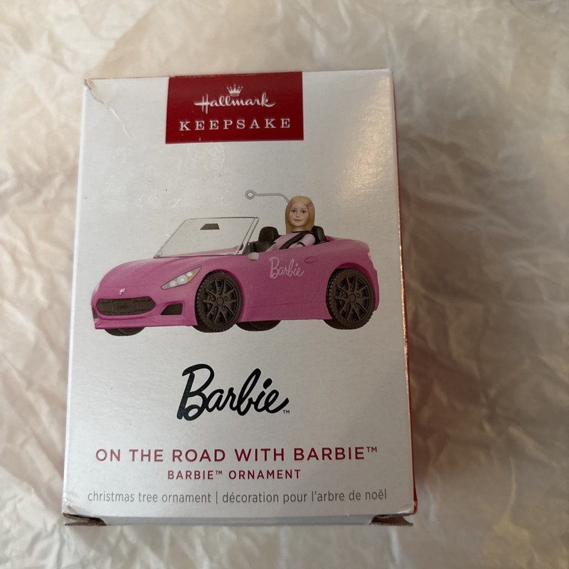 Hallmark Keepsake 2025  Barbie™ On the Road Ornament See photos For Box Tears