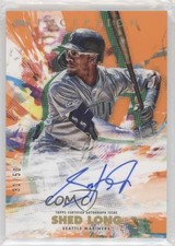 2020 Topps Inception Rookies & Emerging Stars Orange 31/50 Shed Long Auto 8k4