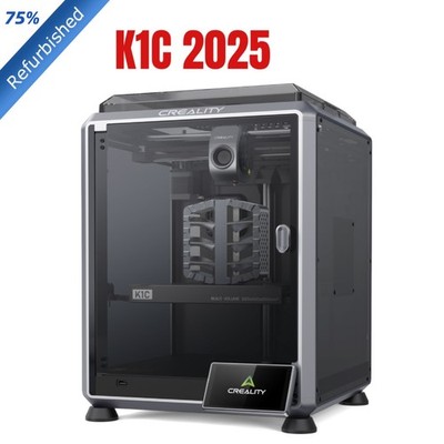 【75% Refurbished】Creality K1C 3D-Drucker, Upgrade 2025, 600mm/s High Speed