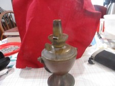Original Antique Brass & Copper Nautical Oil Lamp