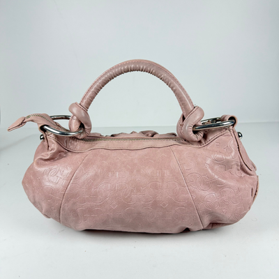 Guess Y2K Blush Pink Monogram Hobo Shoulder Bag Rhinestone Logo Guess Y2K Blush Pink Monogram Hobo Shoulder Bag Rhinestone Logo