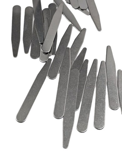 30 Metal Dress Shirt Collar Stays L-6 M-12 S-6 XS-6 Variety Pack Lot Reusable