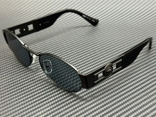 VERSACE VE2264 1261 1 Matte Black Grey Unisex 56 mm Sunglasses