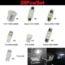 For Kia 28pcs Car Interior Combo Led Map Dome Trunk License Plate Light Bulbs For Kia 28pcs Car Interior Combo Led Map Dome Trunk License Plate Light Bulbs