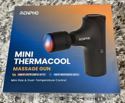 RENPHO Mini Thermacool Massage Gun with Heat and Cold, Travel Size Carry Case