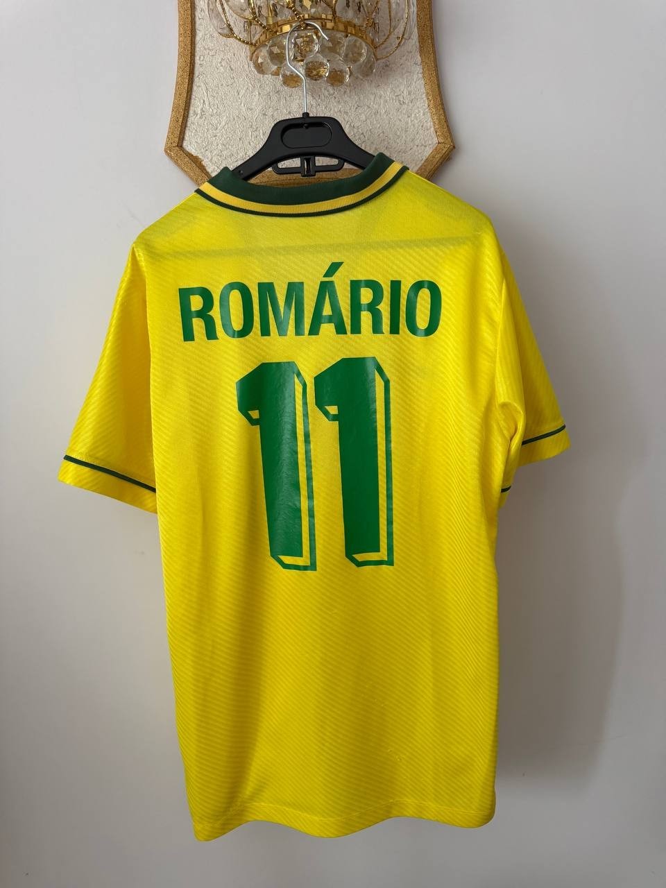 BRAZIL 1994 WORLD CUP HOME FOOTBALL SOCCER SHIRT UMBRO VINTAGE ROMARIO #11 MENS 