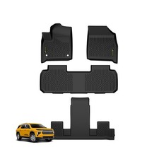 CNNELL Car Floor Mats Cargo Liners Compatible with Chevy Traverse 2018-2024 1...