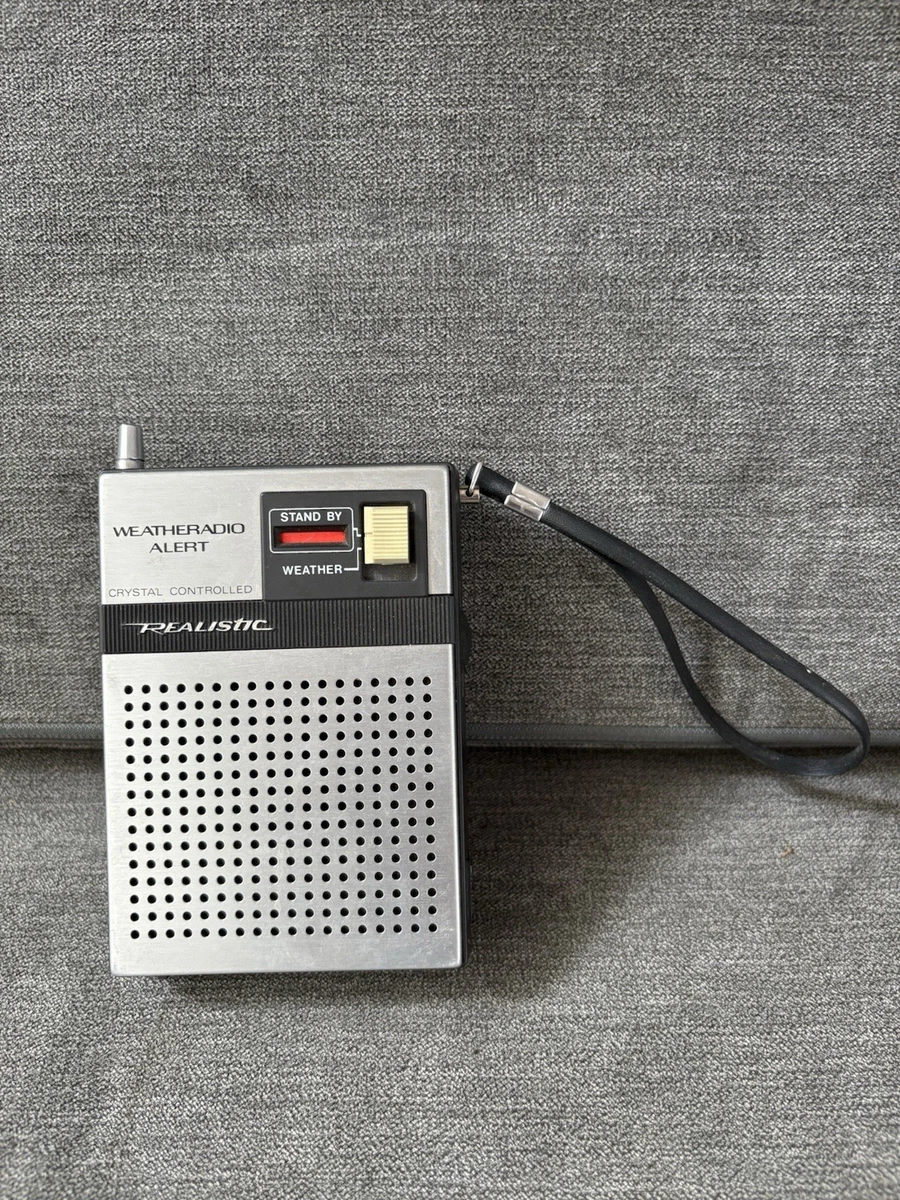 Radio Météo RadioShack 12-247B – 7 Canaux NOAA – Gris – Vintage