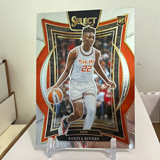 Panini 2025 WNBA Select Concourse Rookie #52 Saniya Rivers Connecticut Sun