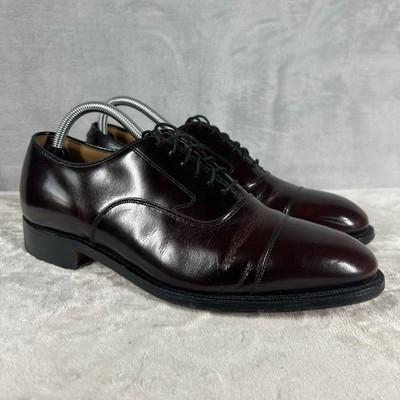 Johnston & Murphy Men’s Brown Leather Cap Toe Oxfords Brogue Det Memory Foam 8.5 Johnston & Murphy Collection Men main image 3