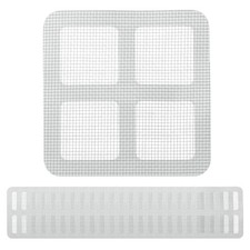 50Set Disposable Floor Drain Cover Self Adhesive Shower Hair Catcher Gray