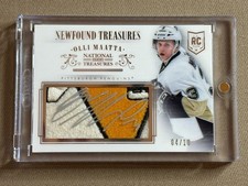 Olli Maatta Auto National Treasures Newfound Treasures Rookie 2013-14 4/10 Patch