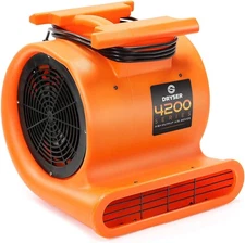 Dryser Air Mover Carpet Dryer 3 Speed 1 HP Industrial Floor Fan