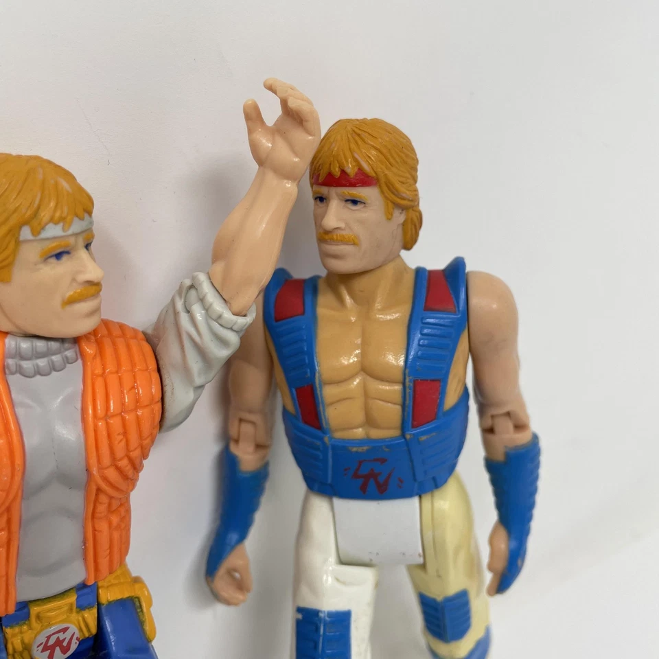 Lote de 3 figuras de acción vintage de Chuck Norris Karate Kommandos Kenner 1986 5 pulgadas sueltas Foto 4 de 4