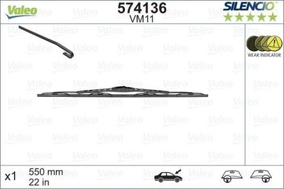 Citroën Berlingo / Berlingo First Wiper Blade 05-22 (574136) OEM Valeo