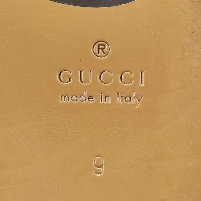 GUCCI Interlocking G Sandals Size: 9 Beige Brown Boa Women's GUCCI thumbnail 7