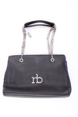   roccobarocco Schultertasche Handtasche für Damen schwarz aus Kunstleder  