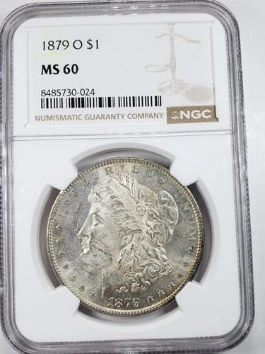 1879 O Morgan Silver Dollar NGC MS60