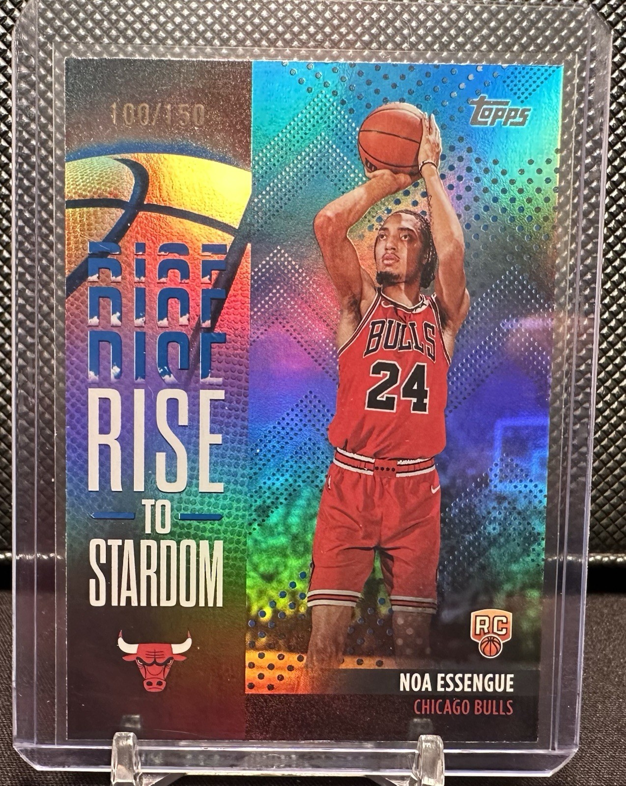 2025-26 Rise To Stardom Blue Foil /150 Topps Basketball Noa Essengue Rookie RC