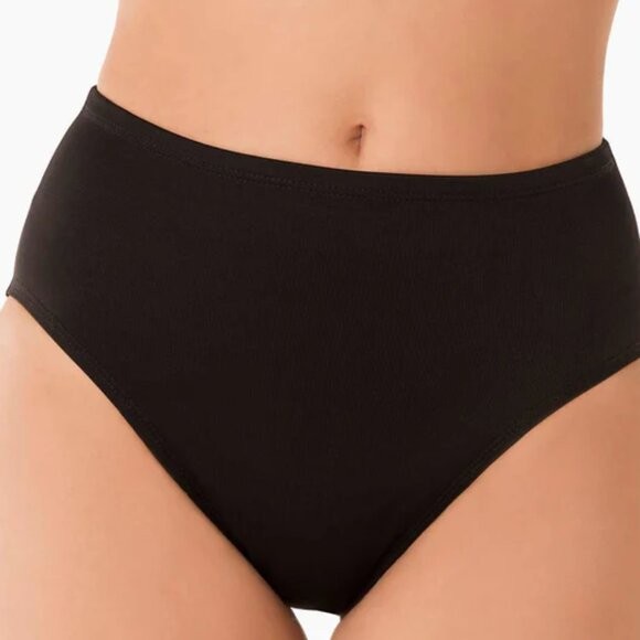 Miraclesuit Basic Pant Swim Bottom Black Size 16 - image 1