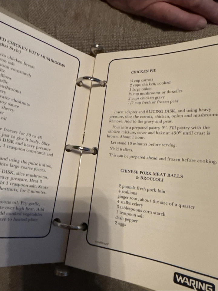 waring food processor Recipes Book - Image 3 of 4