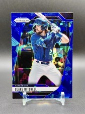 2025 Panini Prizm Blake Mitchell #64 Blue Cracked Ice Prizm Kansas City Royals