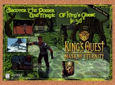 King's Quest Mask Of Eternity PC Original 1999 Foldout Poster 10.5" x 15" vi2