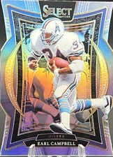 2024 Panini Select - Concourse EARL CAMPBELL #54 Silver Prizm Die-Cut 🔥