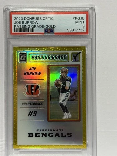 Panini Joe Burrow Cincinnati Bengals NFL Card PSA Graded