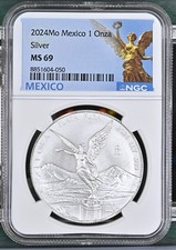 2024 1 oz Mexico Silver Libertad NGC MS69
