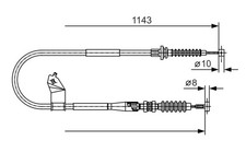 BOSCH Bremsseil Seilzug Feststellbremse 1 987 482 055 für MAZDA MX NB 2 16V NB6C